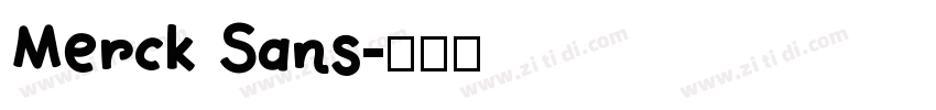 Merck Sans字体转换